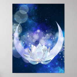 Póster de Floración a la Luz de la Luna