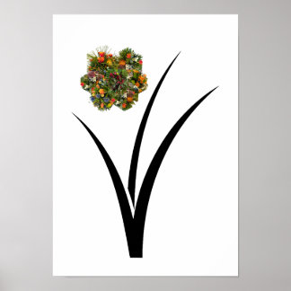 Póster de flores