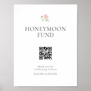 Póster de Fondo de Luna de Miel para Boda Chic Bla