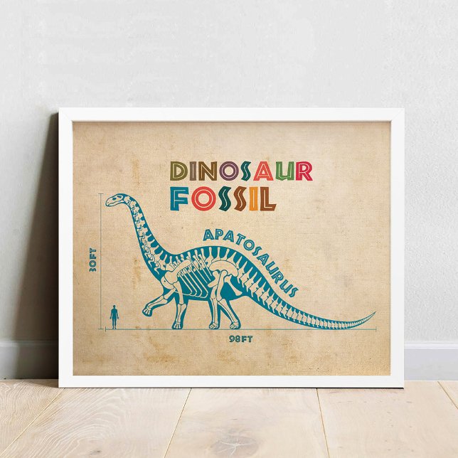 Póster de fósil de dinosaurio 6 (Subido por el creador)