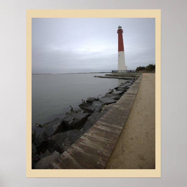 Póster de foto de Barnegat Light Lighthouse (Frente)