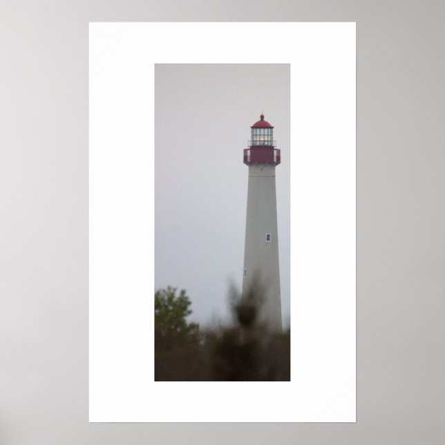 Póster de foto de faro (Frente)