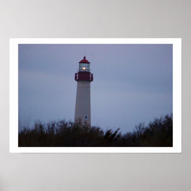 Póster de foto de faro (Frente)