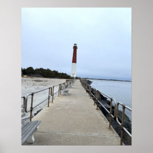 Póster de foto de faro de Barnegat Light