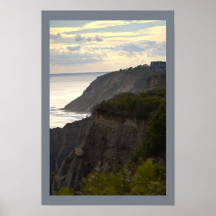 Póster de foto de paisaje acuático al atardecer en