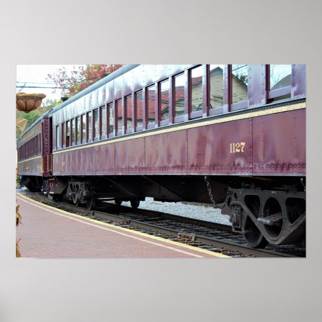 Póster de foto de tren (Frente)