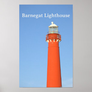 Póster de foto del faro de Barnegat Light