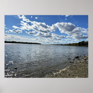 Póster de foto del río Delaware