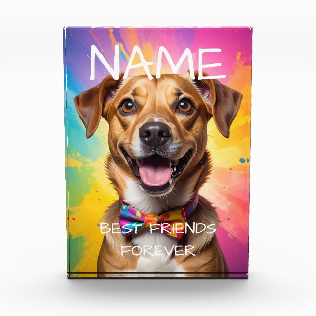 Póster de foto personalizada con subtítulo querido (Anverso)