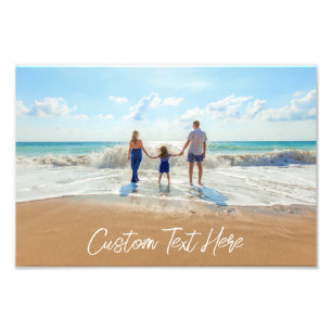Póster de foto personalizado con tus fotos y texto