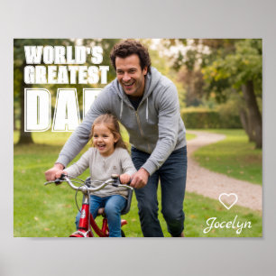 Póster de Foto Personalizado para el Día del Padre