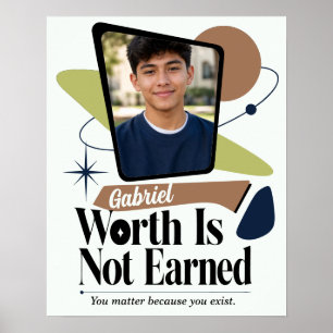 Póster de Foto Personalizado Tú Importas