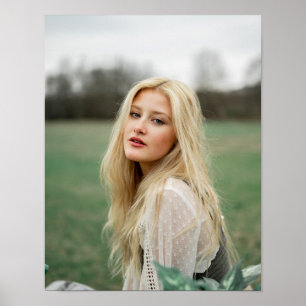 Póster de foto retrato graduación boda