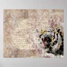 Poster de fotografía de arte de la jungla de Safar