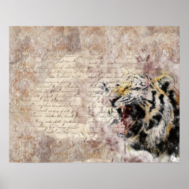 Poster de fotografía de arte de la jungla de Safar