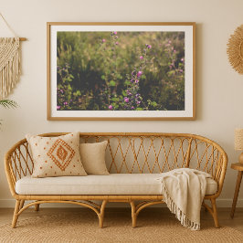 Póster de fotografía de naturaleza y flores