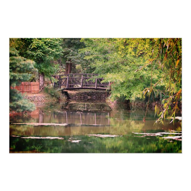 Póster de fotografía del puente (Anverso)