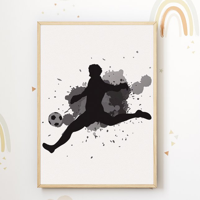Póster de fútbol para habitación de niños Impresió (Subido por el creador)