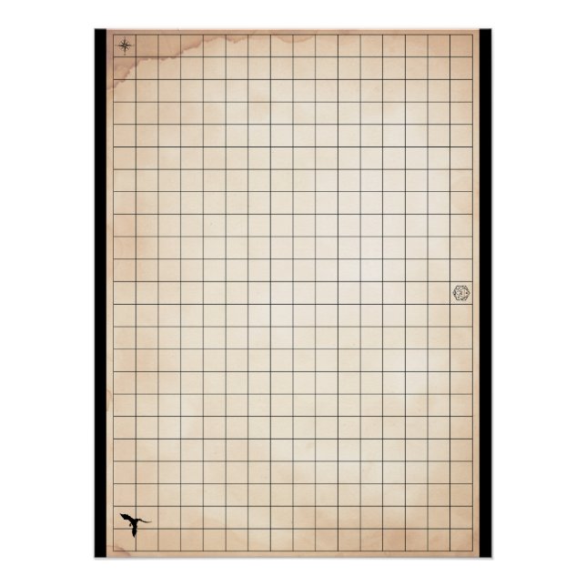 Poster de Gaming Glossy D&D (Anverso)