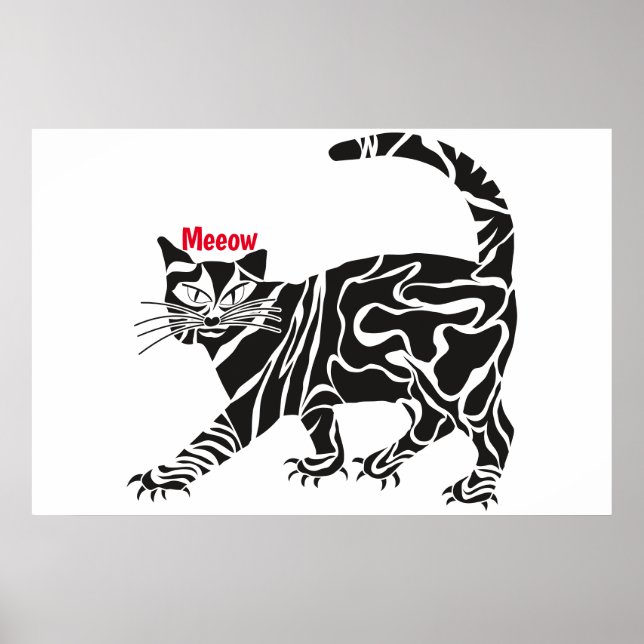 Póster de gato (Frente)