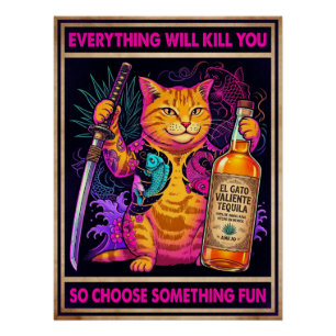 Póster de Gato Todo Te Matará