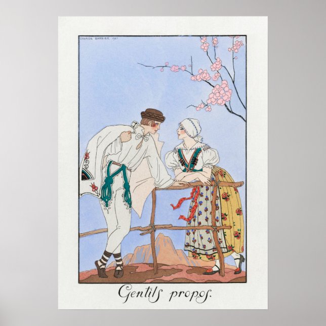 Póster de George Barbier (Frente)
