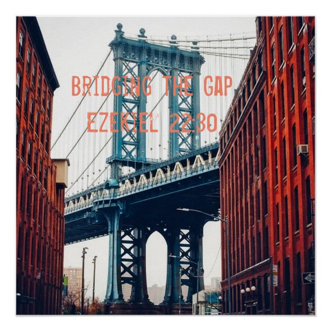 Poster de George Washington Bridge NYC (Anverso)