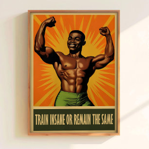 Póster de gimnasio Impresión de culturista Arte de