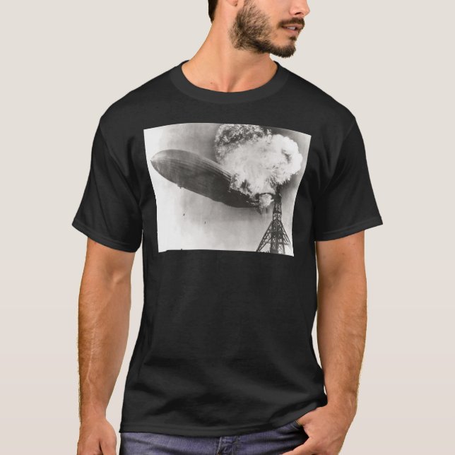Poster de globo Hindenburg camiseta de Scoop Premi (Anverso)
