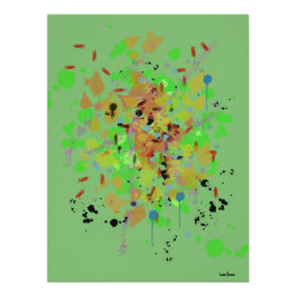 Poster de Glosia Acrílica Splatter