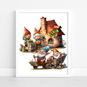 Póster de Gnomo Adorable