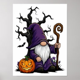 Póster de Gnomo de Halloween