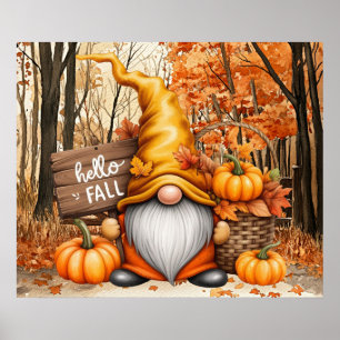 Póster de Gnomo de Otoño