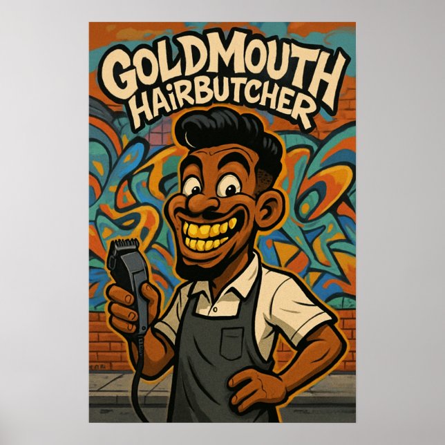 Póster de Goldmouth Hair Butcher (Frente)