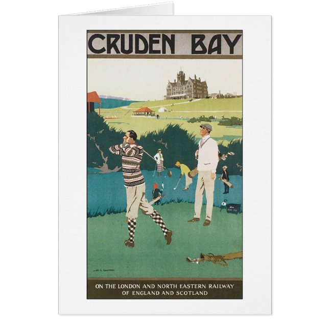 Poster de golf de Cruden Bay (Frente)