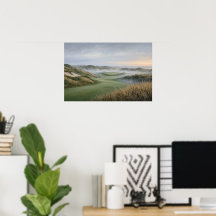 Póster de Golf First Light Fairway