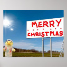 Póster de Grafiti Feliz Navidad
