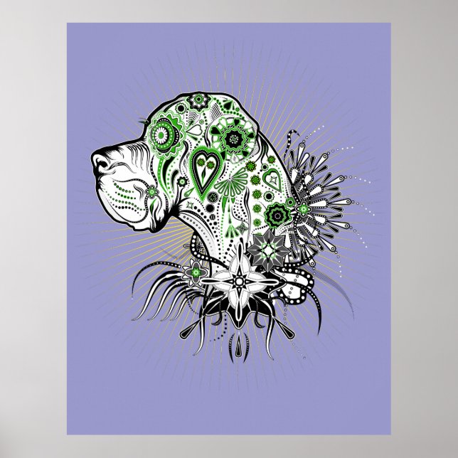 Póster de Gran Danés (Frente)