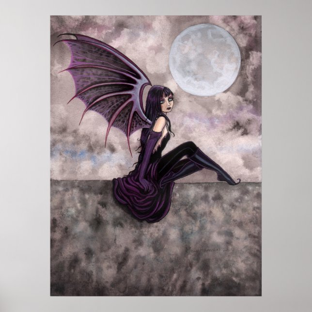 Póster de Gretta Gótica Vampira (Frente)