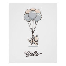 Poster de guardería de Chihuahua