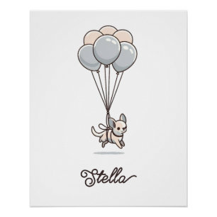 Poster de guardería de Chihuahua