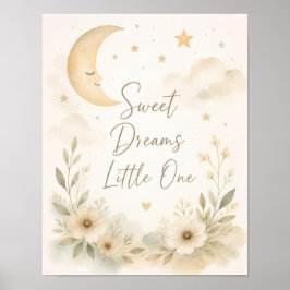 Póster de guardería Dulces Sueños Pequeño