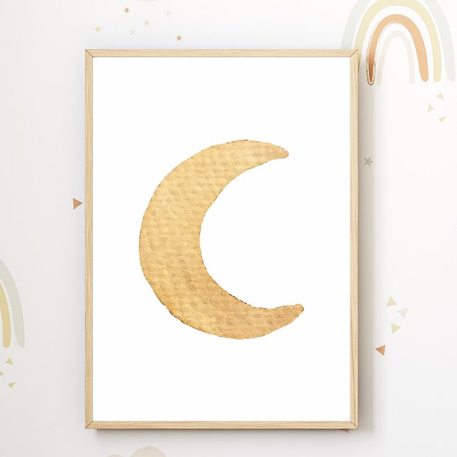 Póster de guardería lunar decoración boho para cua (Subido por el creador)