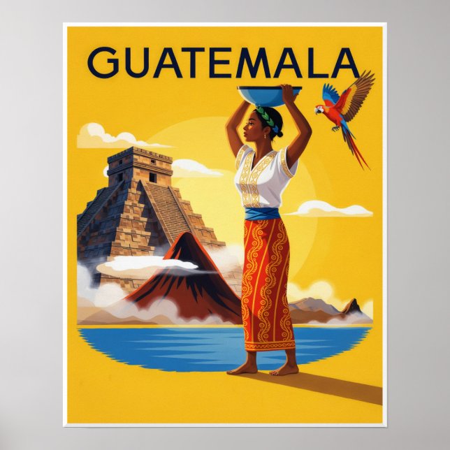 Póster de Guatemala  (Frente)