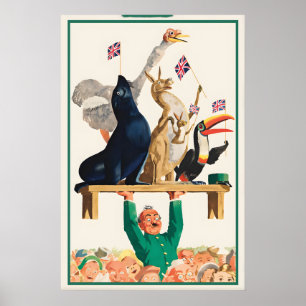 Póster de Guinness  John Gilroy Vintage Irlandés