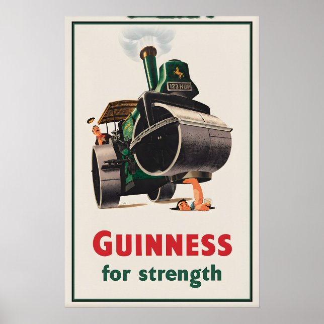 Póster de Guinness para la Fuerza John Gilroy (Frente)