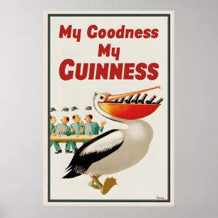 Póster de Guinness Pelican Impresión John Gilroy V