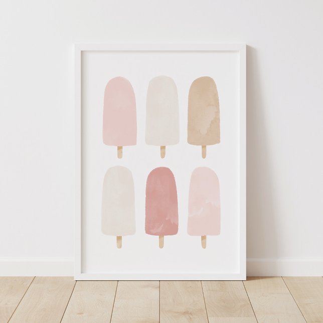 Póster de habitación de niñas con paletas de acuar (Subido por el creador)