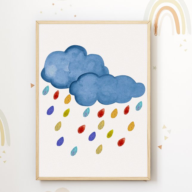 Póster de habitación de niños de Nubes Coloridas I (Subido por el creador)