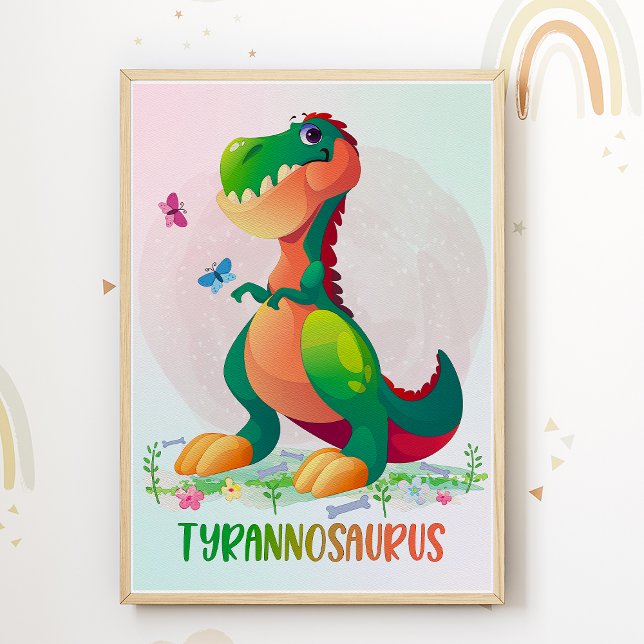 Póster de habitación infantil de dinosaurio T-Rex  (Subido por el creador)